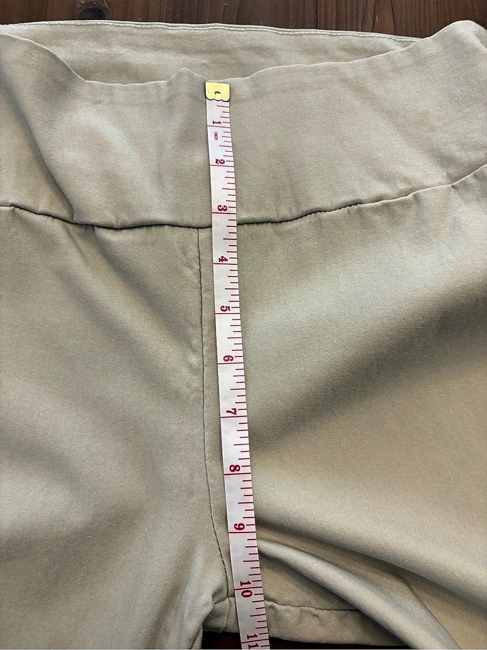 Hybrid & Company Khaki Beige Pull On Skinny Pants Size L - Picture 5 of 8